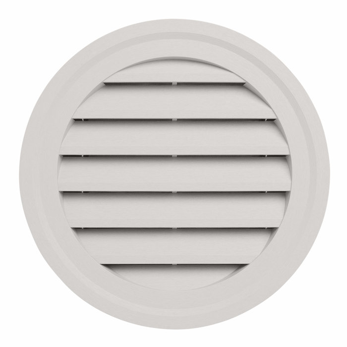 Ply Gem 18" x 18" Plastic Round Louver Gable Vent Wayfair